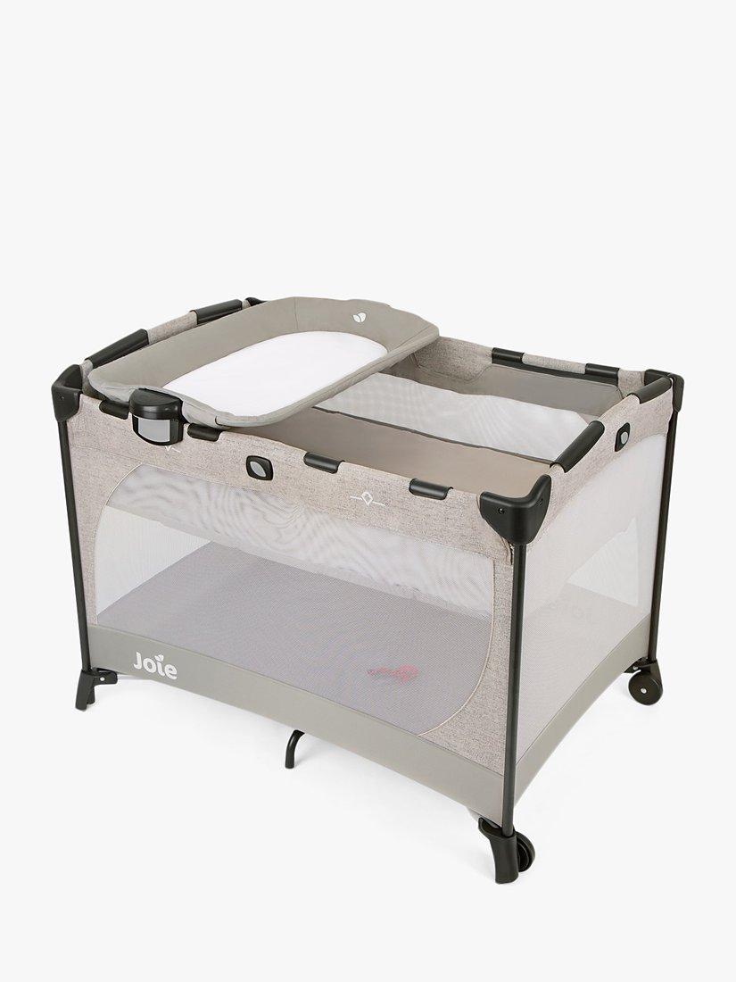 Joie Baby Commuter Travel Cot with Changer Speckled