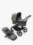 Bugaboo Fox 5 Pushchair with Maxi-Cosi Pebble 360 Pro2 Baby Car Seat and Base Bundle, Forest Green/Essential Black