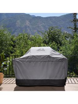 Traeger Ironwood Wood Pellet BBQ Protective Cover - view 2, Dark Grey