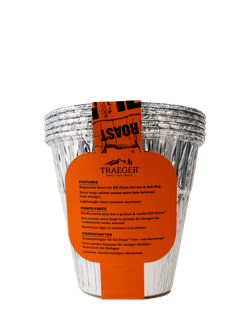 Traeger EZ-Clean BBQ Grease & Ash Keg Liners, Pack of 5 - view 2, Silver