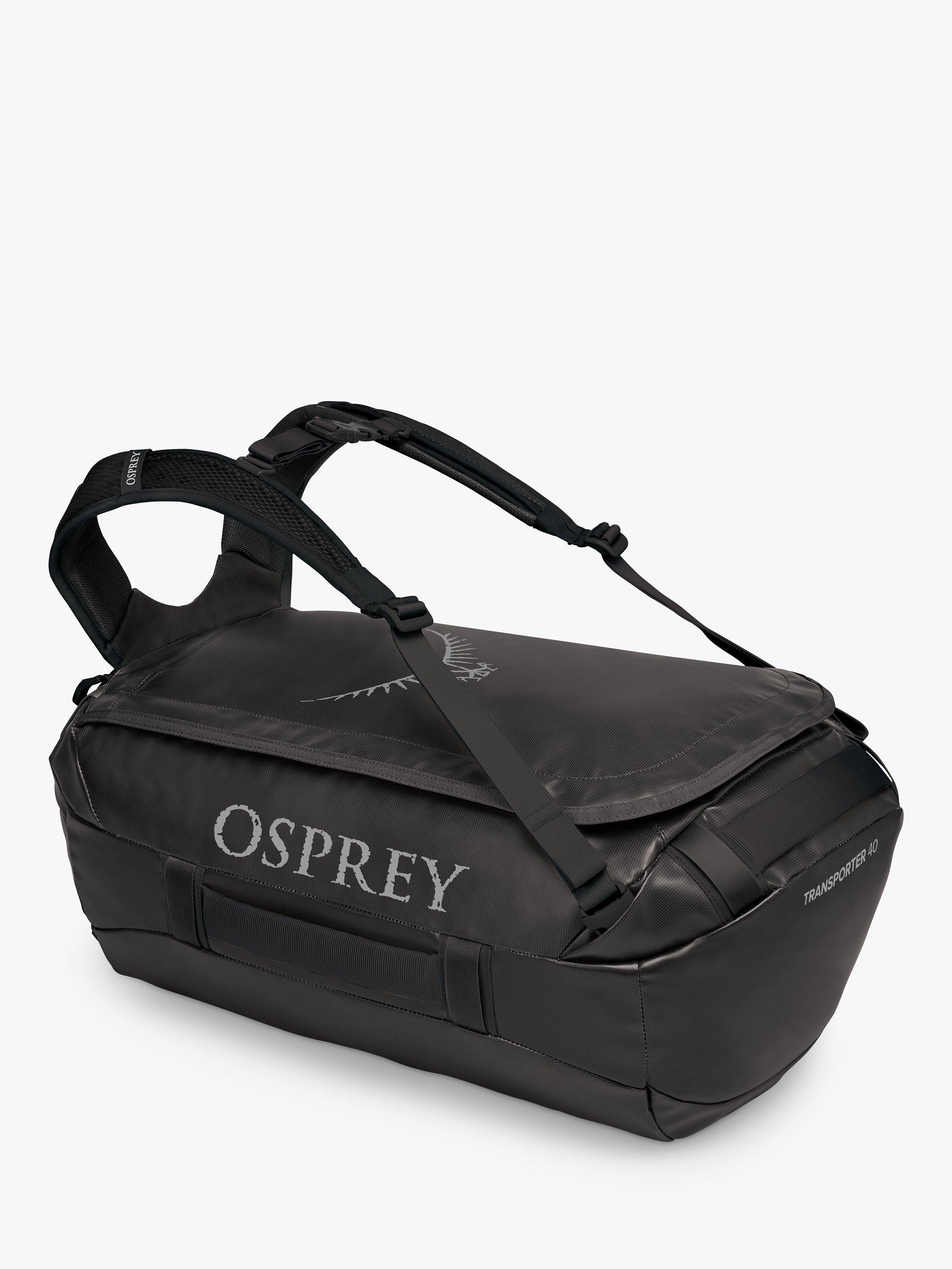 Osprey Transporter 40 Recycled Holdall Black