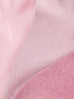 John Lewis Trainer Socks, Pack of 3, Pinks - view 2, Pinks