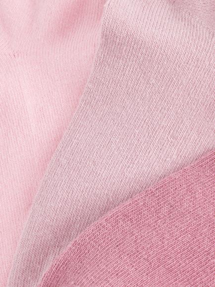 John Lewis Trainer Socks, Pack of 3, Pinks - view 2, Pinks