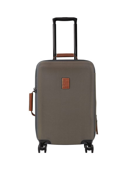 Longchamp Boxford 55cm 4-Wheel Recycled Canvas Cabin Case, Brown