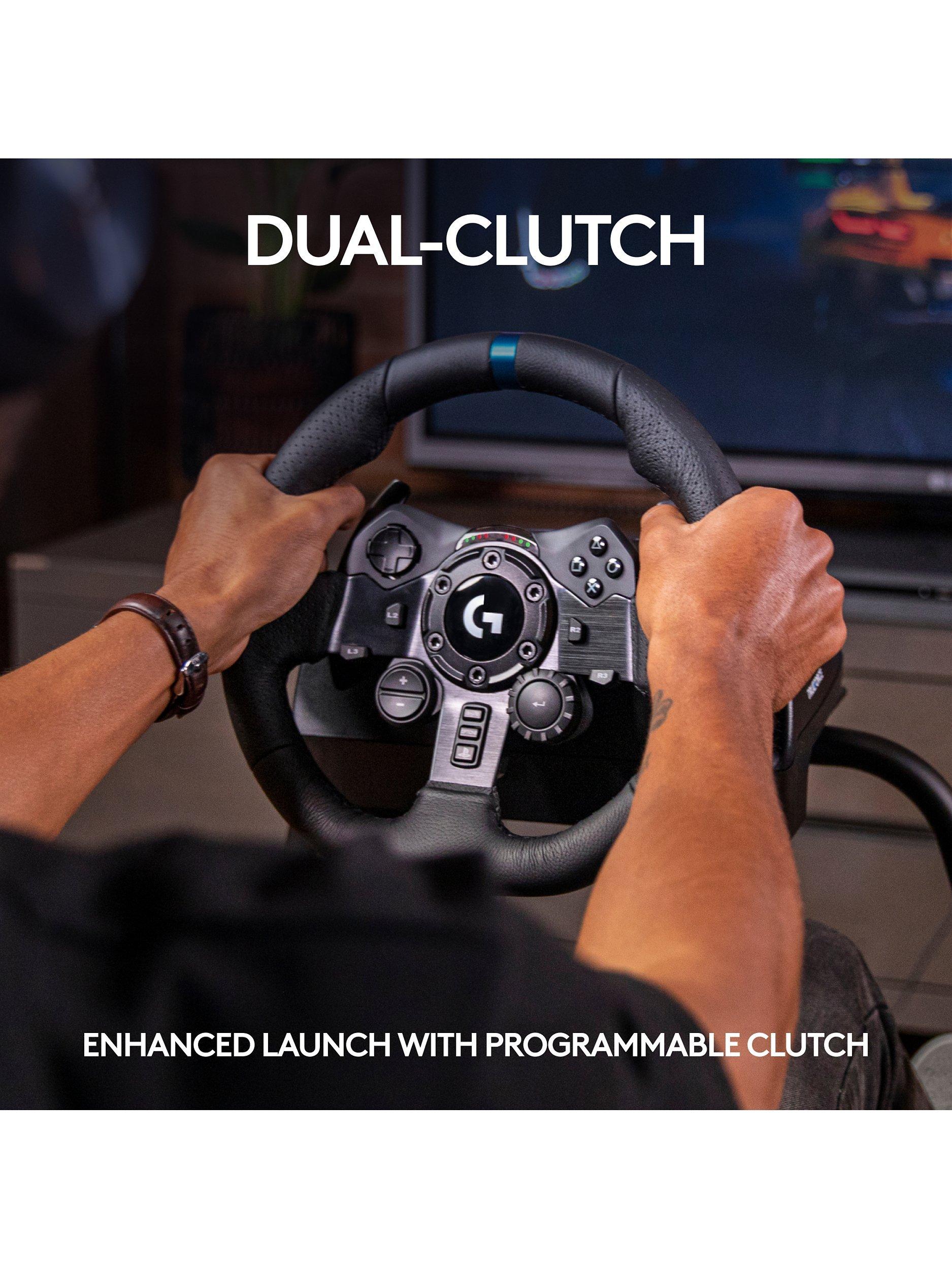 Logitech G923 レーシングホイール PS4対応 (【中古即納】[ACC Logitech G923 レーシングホイール PS4対応 (【中古即納】[ACC