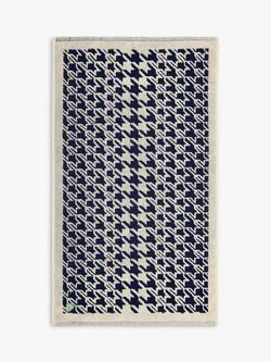 Ted Baker Houndstooth Geo Bath Mat, Navy