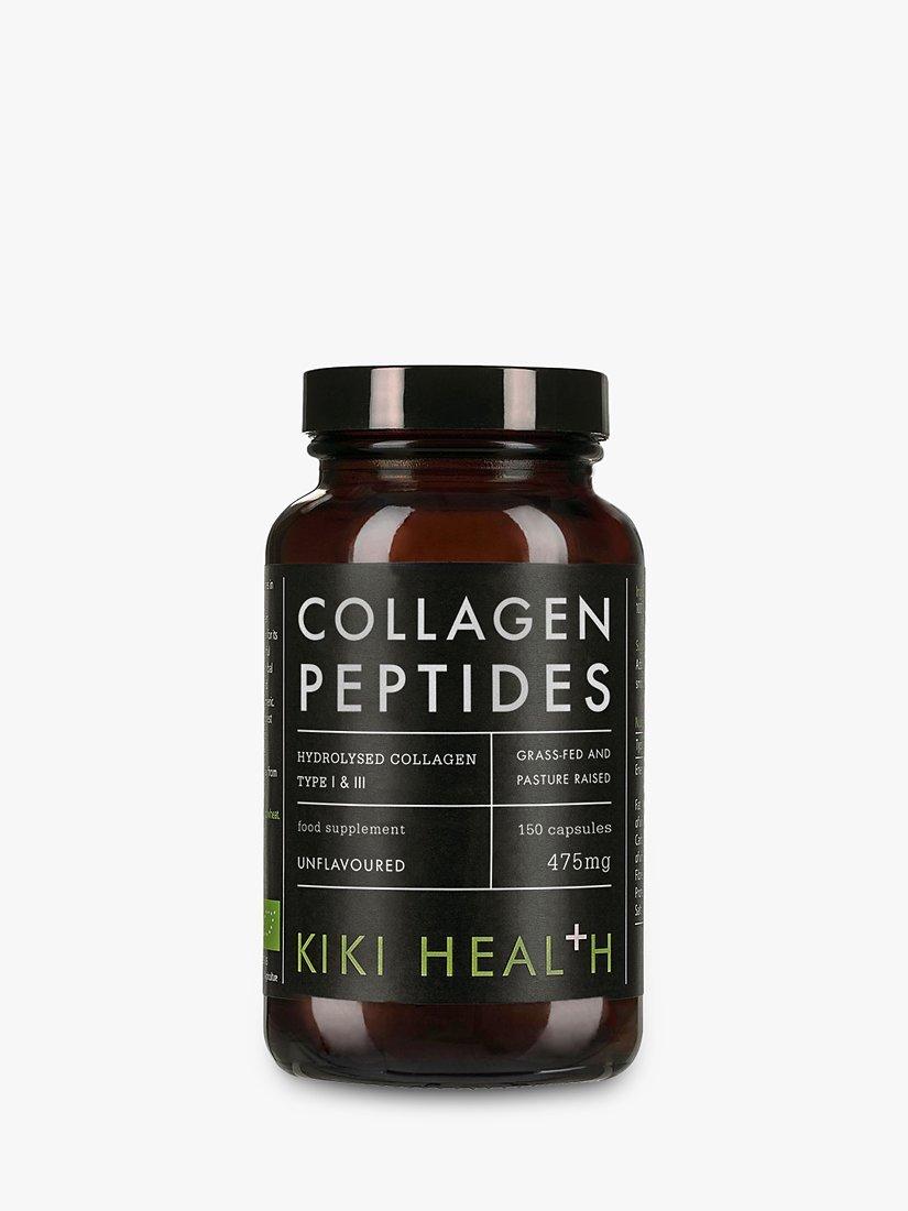 Product image 1 of 3, which shows KIKI Health Bovine Collagen Peptides, 150 Vegicaps