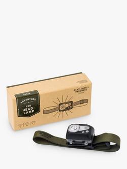 Gentlemen's Hardware Head Torch, Army Green, Black