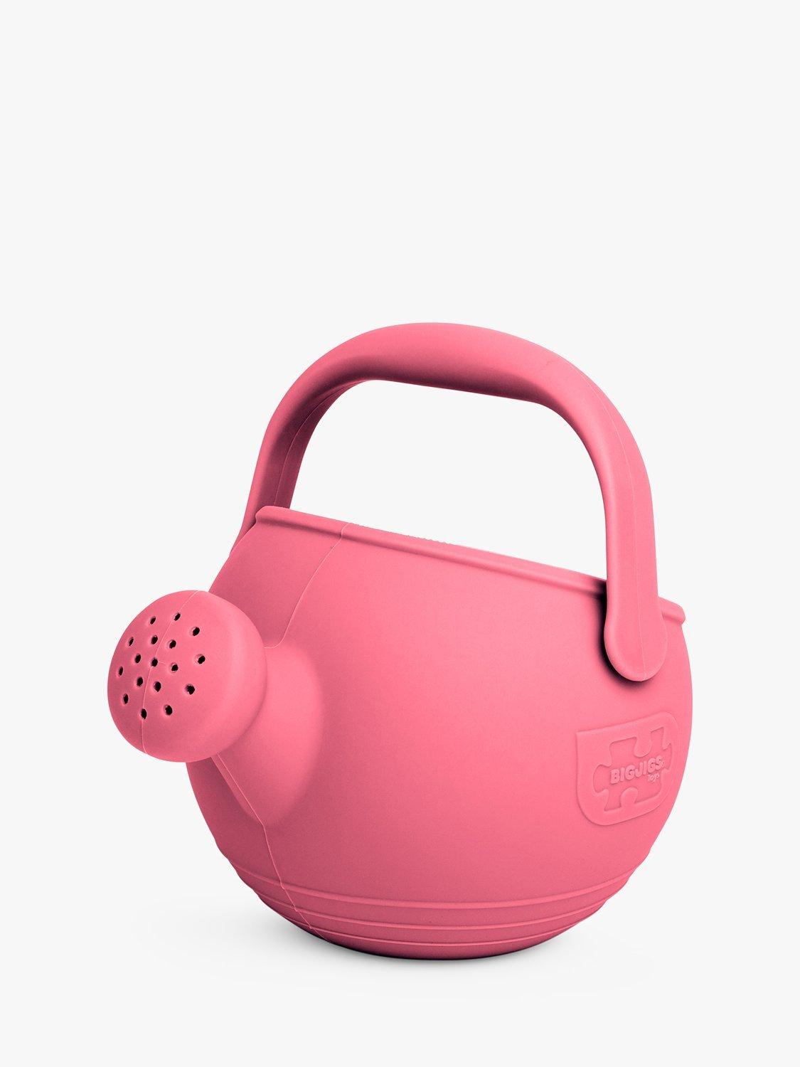 Bigjigs Toys Silicone Watering Can, Pink