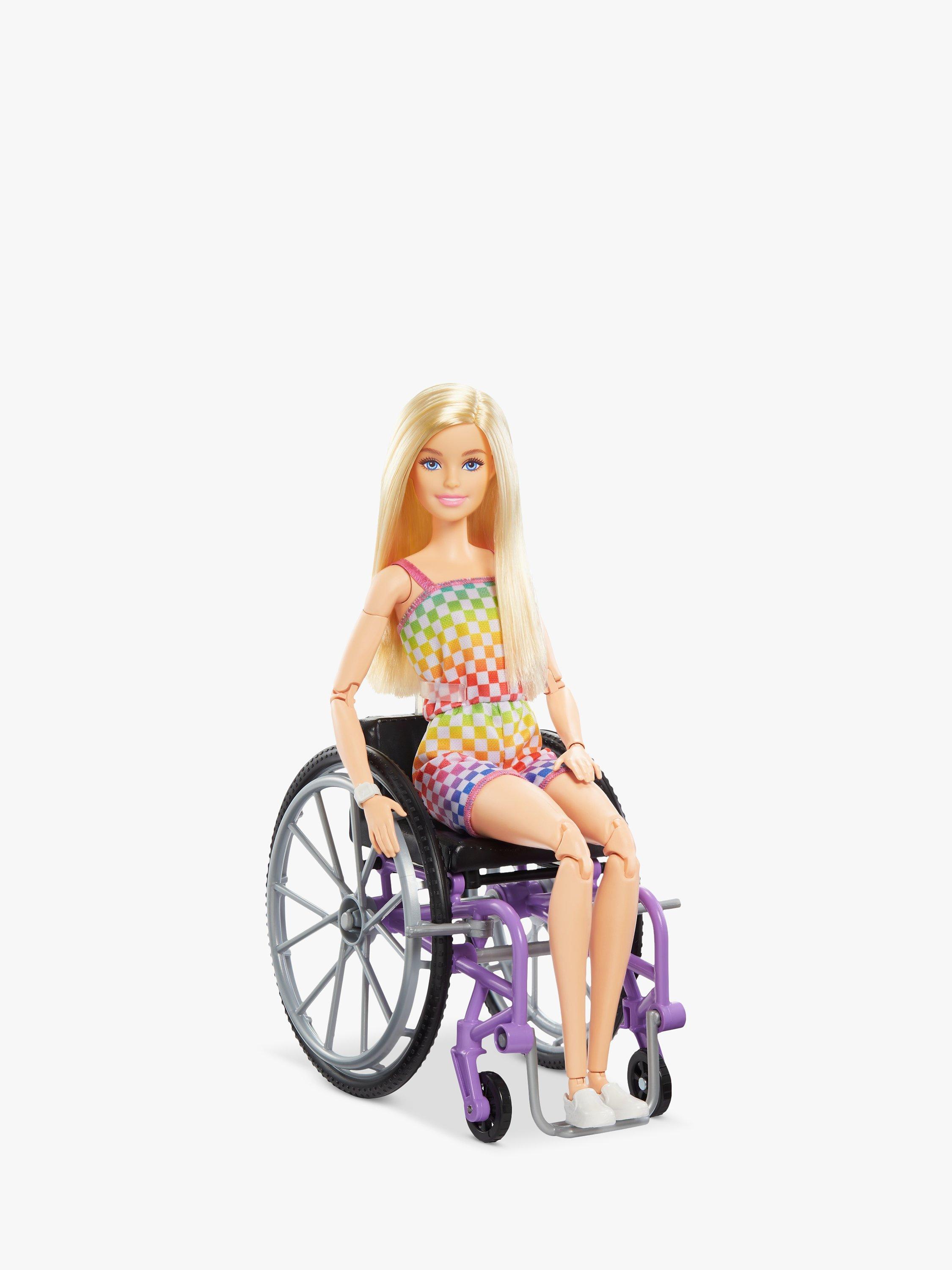 Barbie Fashionista Long Hair Wheelchair Barbie Doll