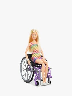 Barbie Fashionista Long Hair Wheelchair Barbie Doll, 