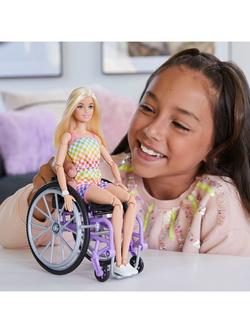 Barbie Fashionista Long Hair Wheelchair Barbie Doll - view 2, 