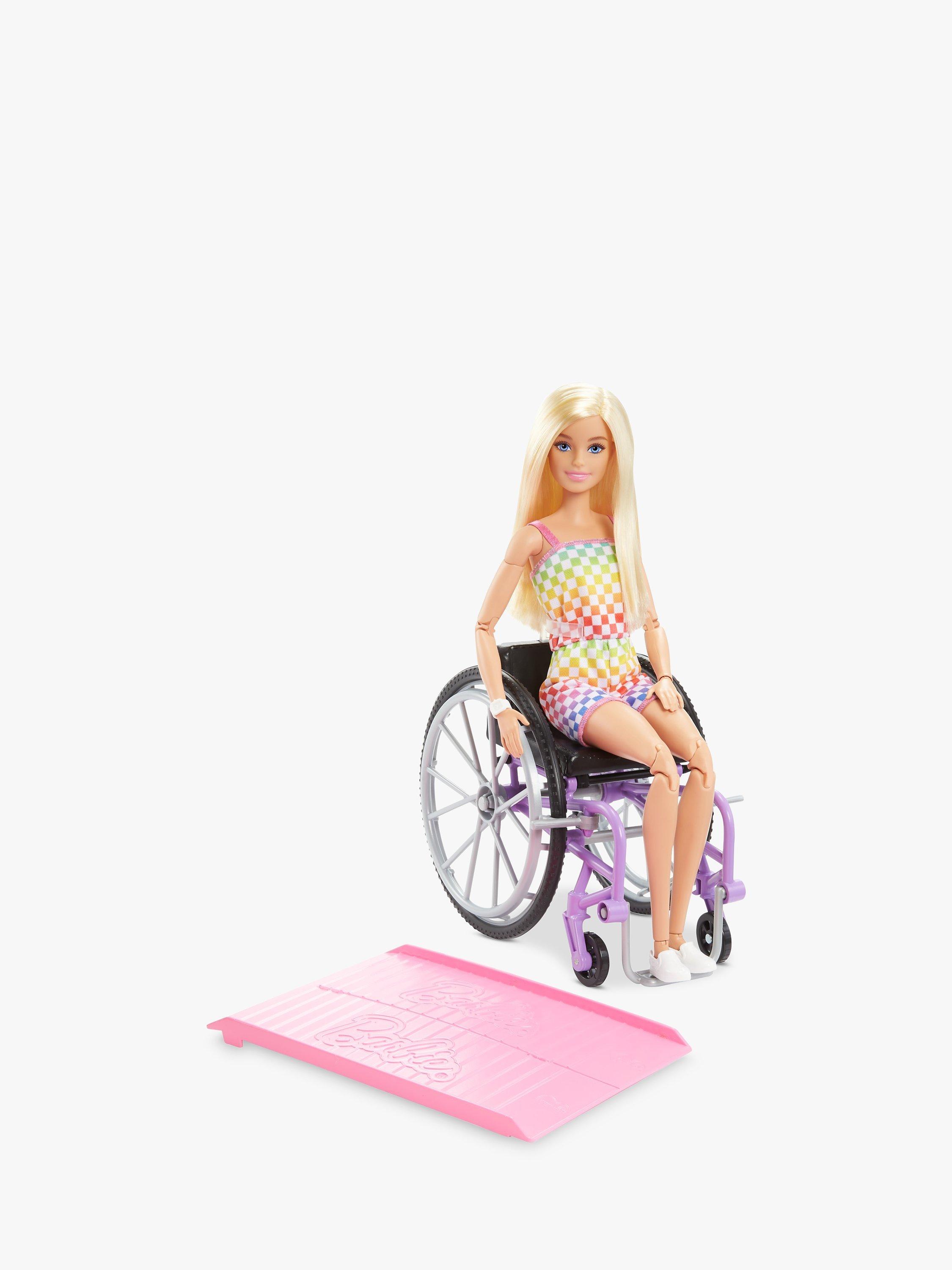 Barbie Fashionista Long Hair Wheelchair Barbie Doll
