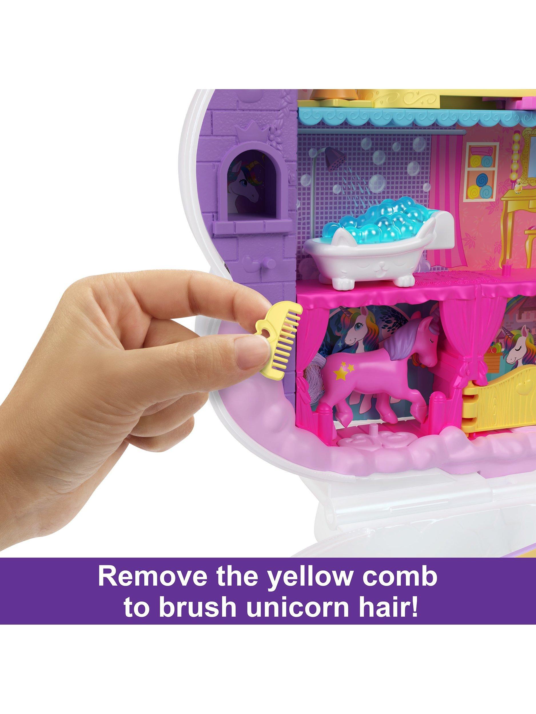 Polly Pocket Rainbow Unicorn Salon