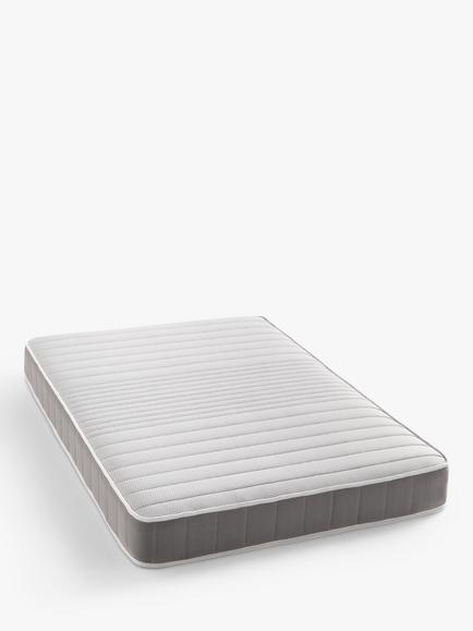 John Lewis Pocket Spring Mattress, Regular Tension, King Size, White
