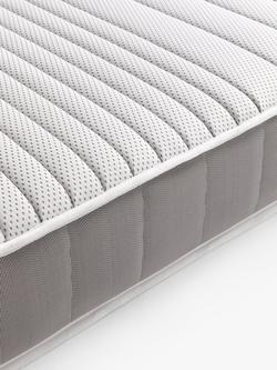 John Lewis Pocket Spring Mattress, Regular Tension, Double - view 2, White