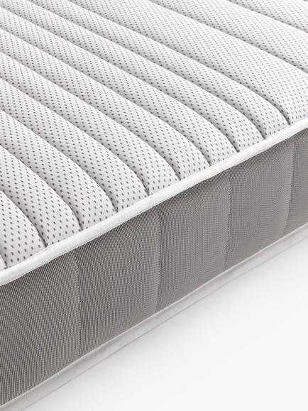 John Lewis Pocket Spring Mattress, Regular Tension, King Size - view 2, White