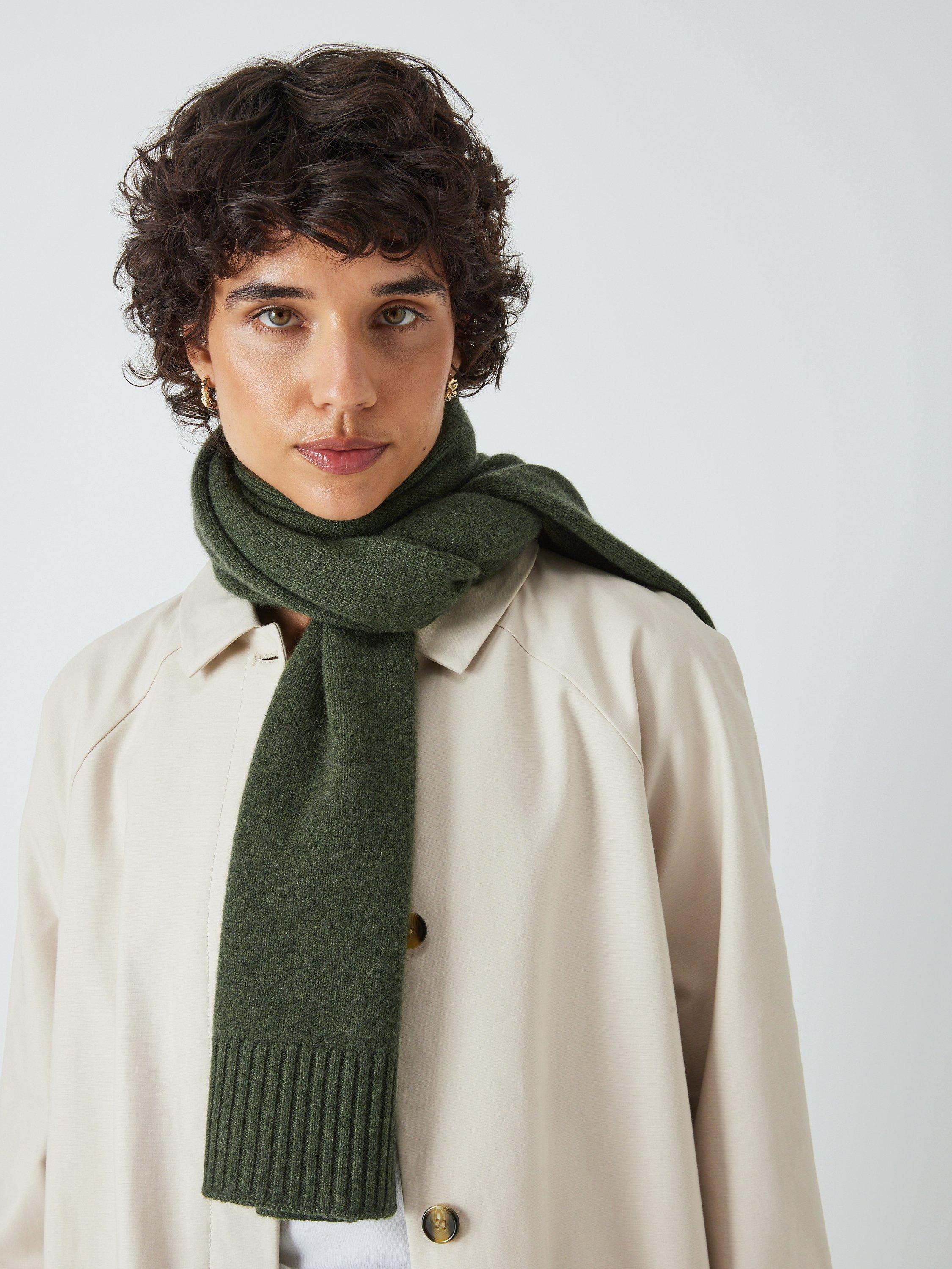 John Lewis Cashmere Scarf, Khaki