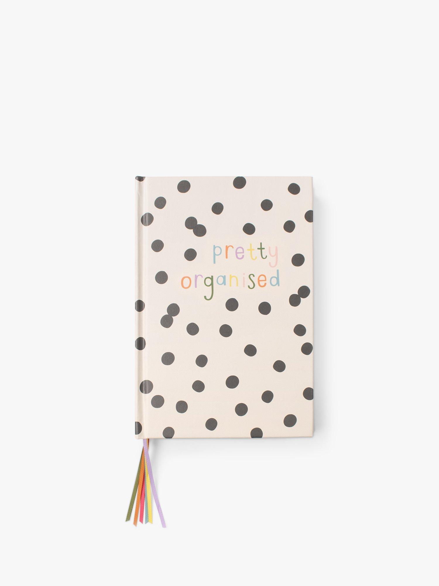 Caroline Gardner A5 Pretty Organised Spot Notebook, Multi