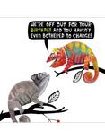 Cardmix Chameleon Night Out Birthday Card