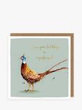 Louise Mulgrew Designs Pheasant Birthday Card