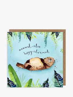 Louise Mulgrew Designs Otter Retirement Card, Multi