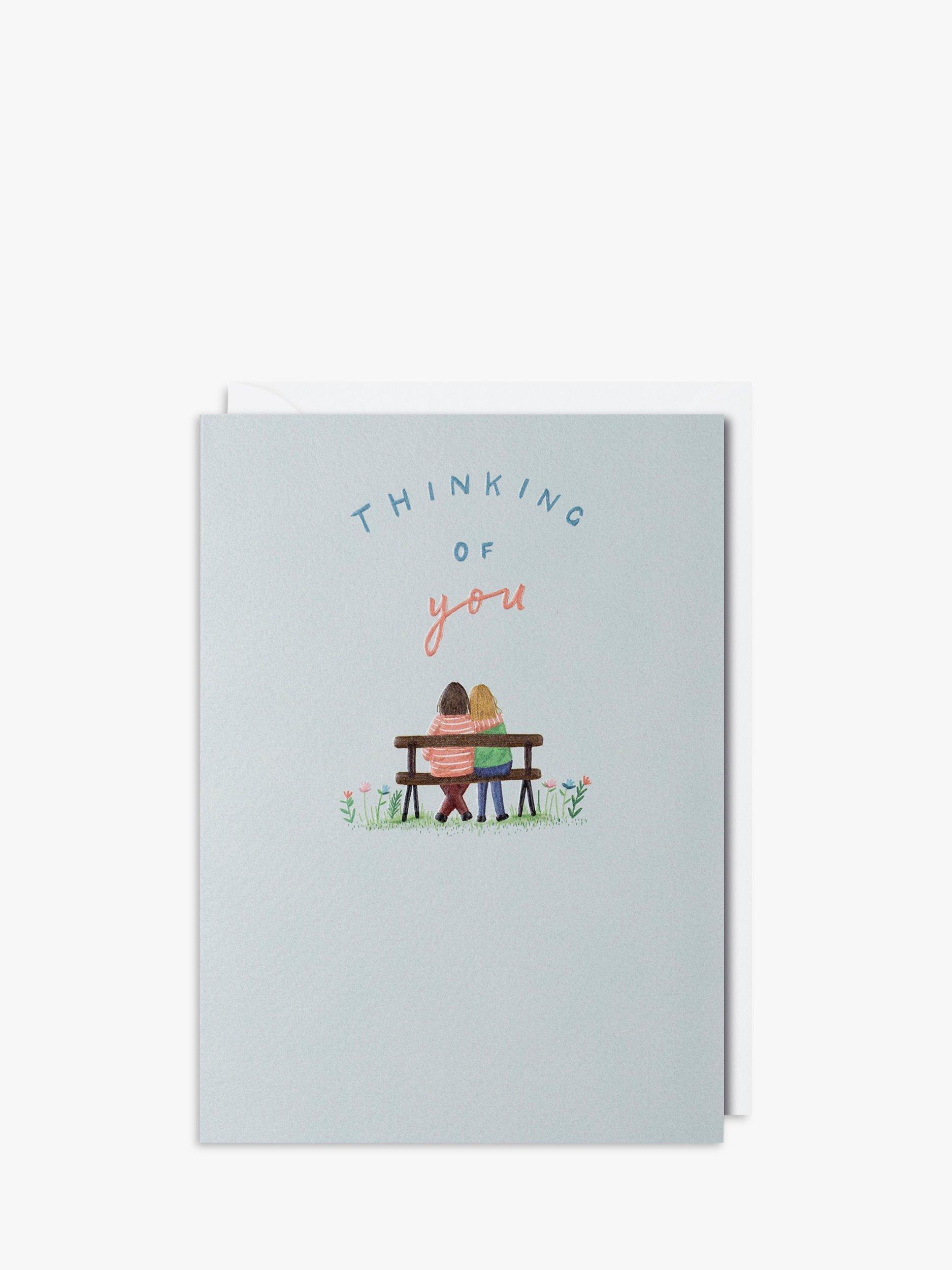 Paperlink Bench Thinking of You Sympathy Card
