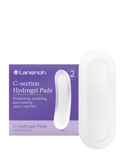 Lansinoh C-section Hydrogel Cooling Pads, Pack of 2, Multi