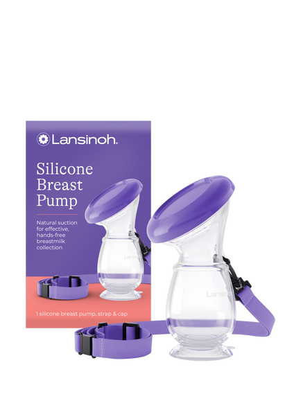 Lansinoh Silicone Manual Single Breast Pump, Multi