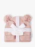 Katie Loxton Baby Hat & Mittens Gift Set, Pink