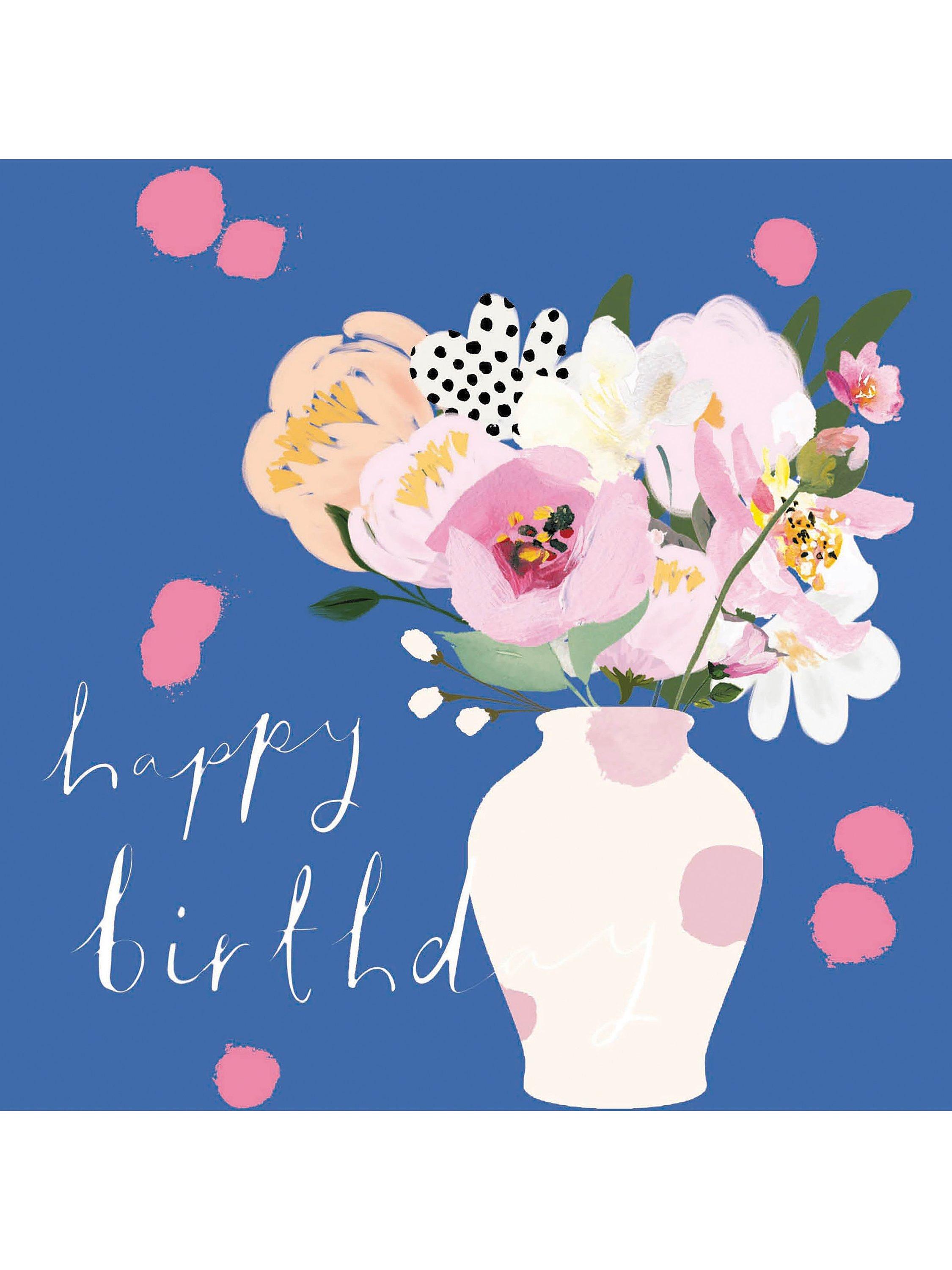 Woodmansterne Floral Joy Birthday Card
