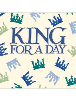 Emma Bridgewater King For A Day Birthday Card, Multi