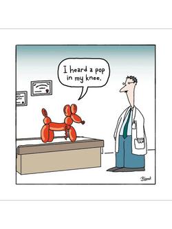 Woodmansterne Balloon Dog Blank Greeting Card, Multi