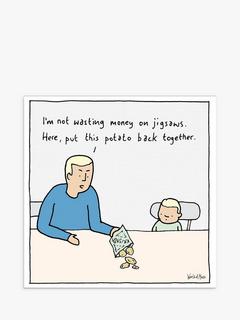 Woodmansterne Jigsaws Blank Greeting Card