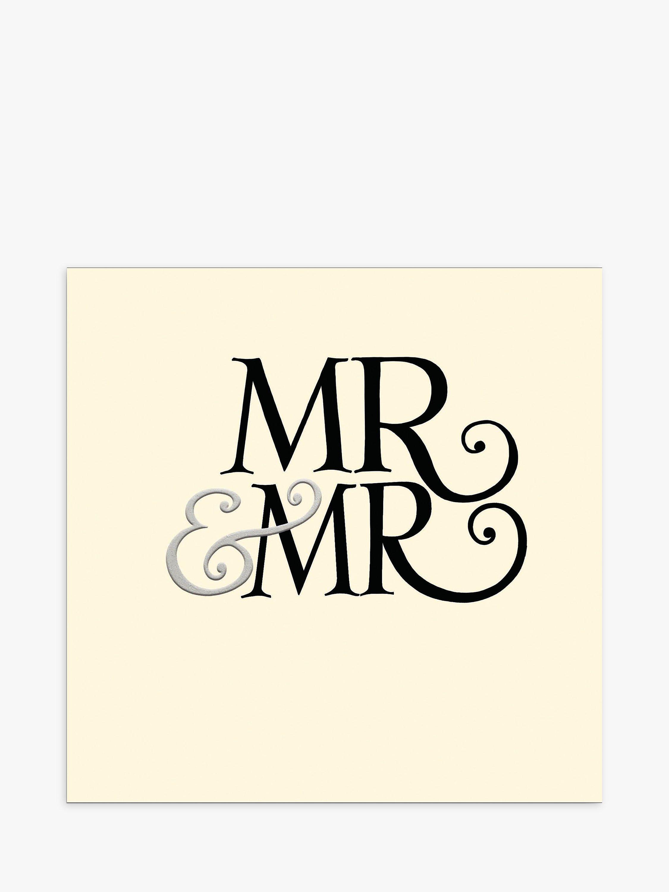 Emma Bridgewater Mr & Mr Wedding Day Card
