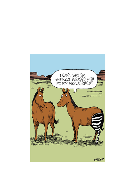 Woodmansterne Hip Replacement Get Well Soon Card, Multi