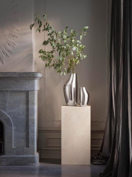 Georg Jensen Sky Vase, H27cm, Silver - view 2, Silver