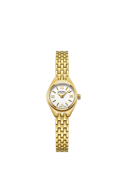Rotary Women's Balmoral Bracelet Strap Watch, Gold Lb05128/70