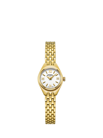 Rotary Women's Balmoral Bracelet Strap Watch, Gold Lb05128/70