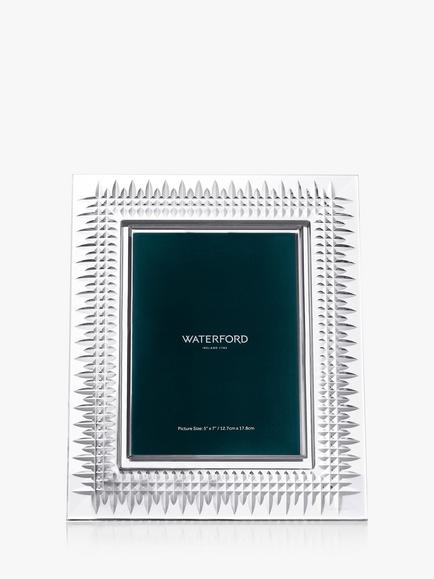 Waterford Crystal Cut Glass Lismore Diamond Photo Frame - view 2, Clear