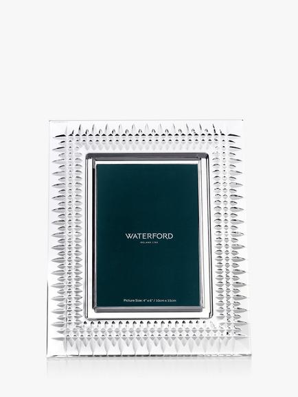 Waterford Crystal Cut Glass Lismore Diamond Photo Frame, Clear