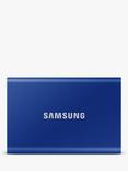 Samsung T7 USB 3.2 Gen 2 Portable SSD Hard Drive, 1TB, Blue