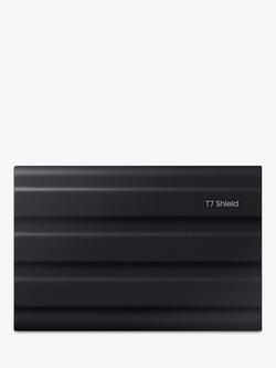 Samsung T7 Shield USB 3.2 Gen 2 Portable SSD Hard Drive, 1TB, Black, Black
