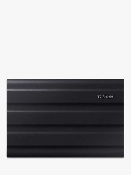 Samsung T7 Shield USB 3.2 Gen 2 Portable SSD Hard Drive, 1TB, Black, Black