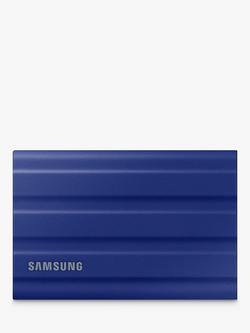 Samsung T7 Shield USB 3.2 Gen 2 Portable SSD Hard Drive, 2TB, Blue