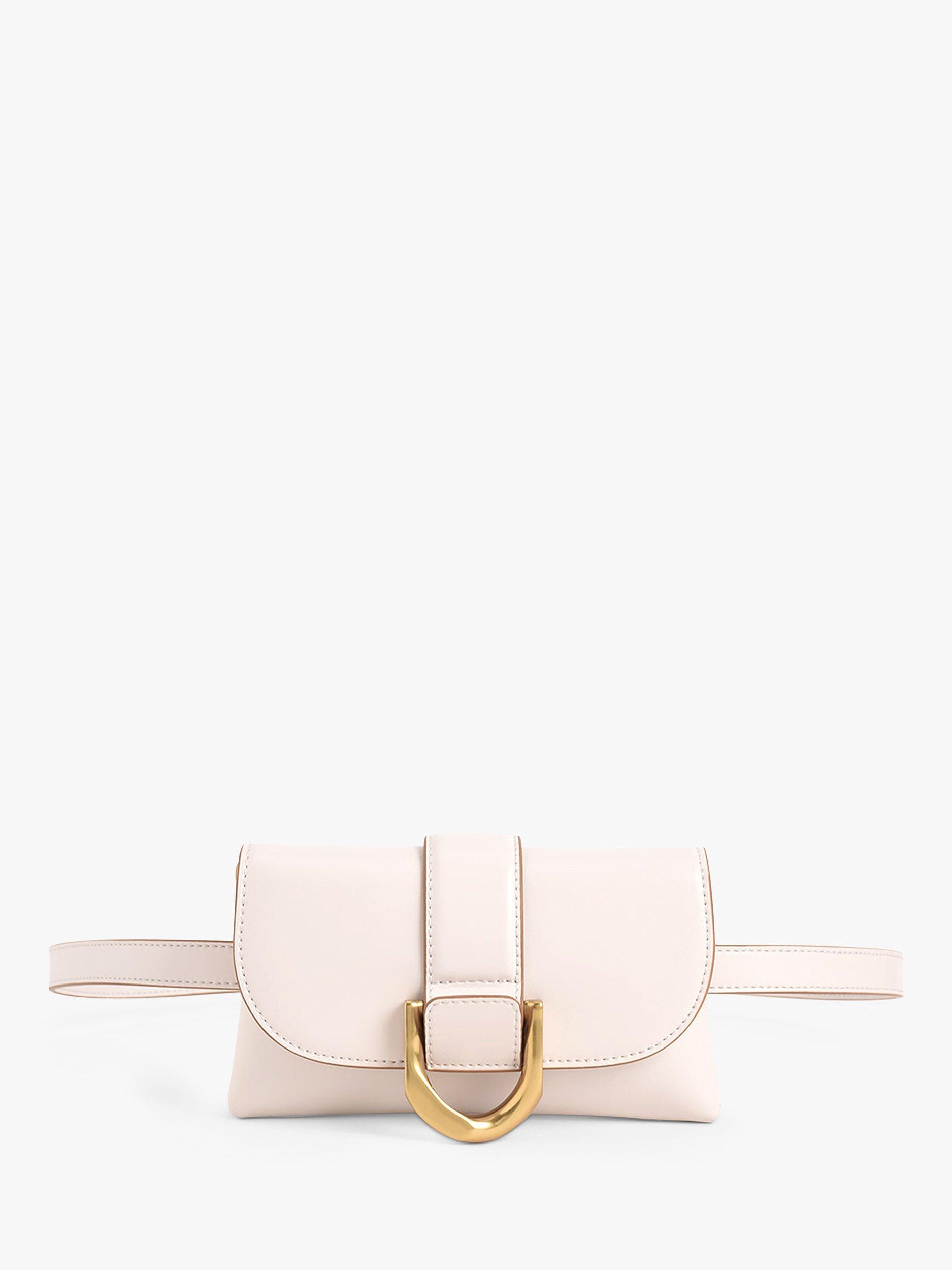 CHARLES & KEITH Gabine Faux Leather Cross Body Bag, Pink