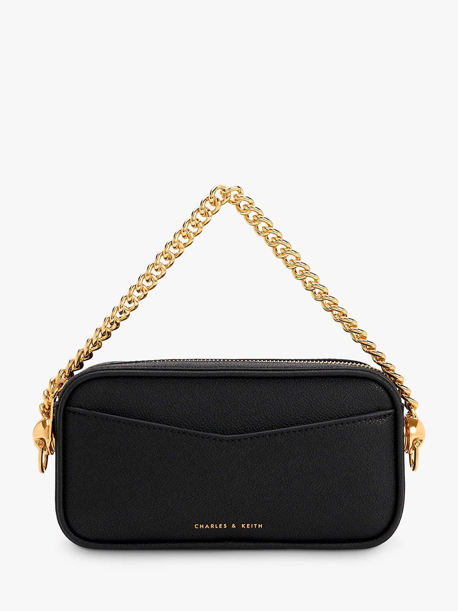 CHARLES & KEITH Cayce Faux Leather Cross Body Bag