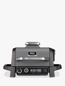 Ninja Woodfire Electric BBQ Grill & Smoker, Black, Black