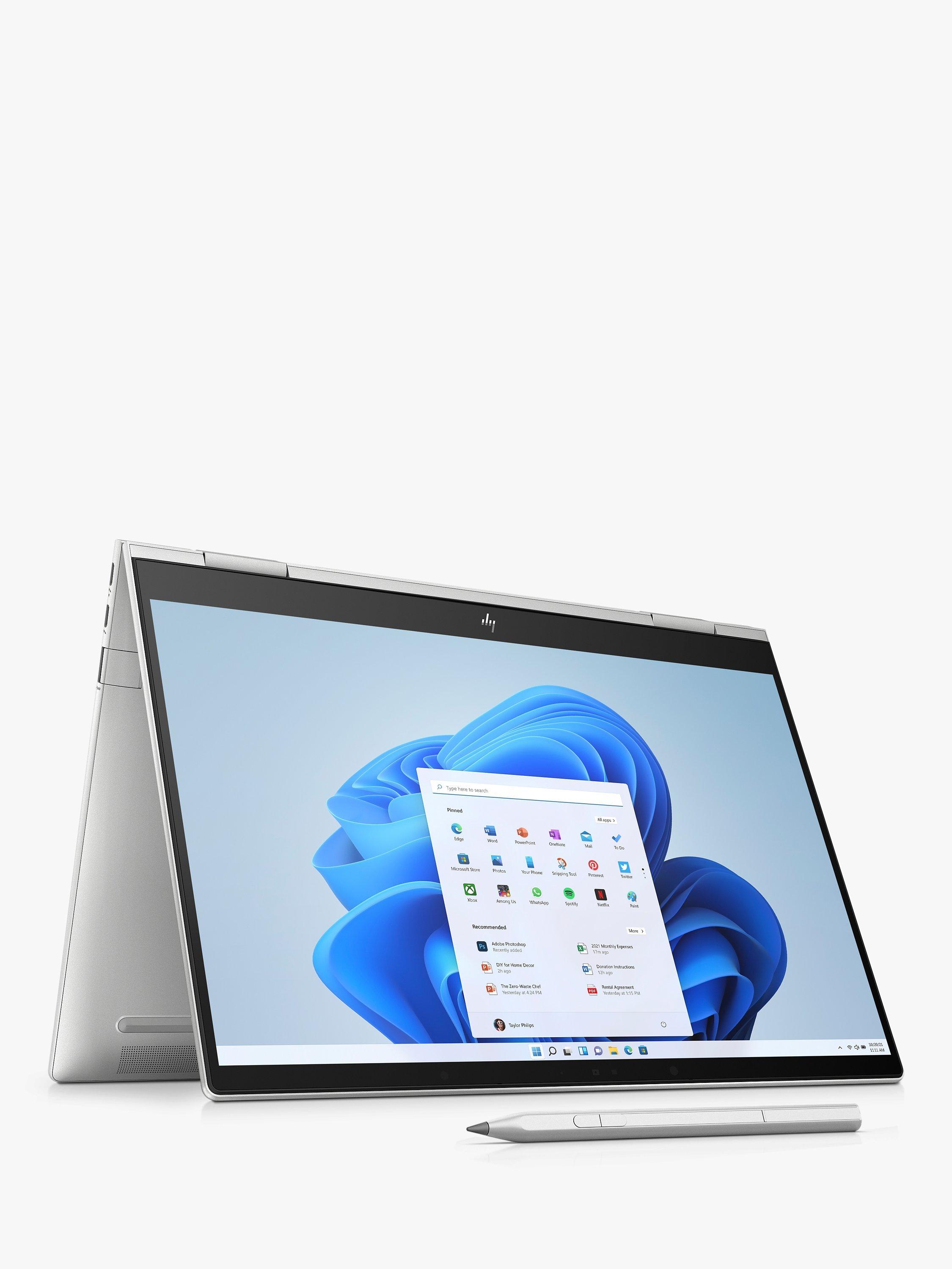 HP ENVY x360 13-bf0003na Convertible Laptop, Intel Core i5 Processor, 8GB RAM, 512GB SSD, 13.3" Full HD+ Touchscreen, Silver