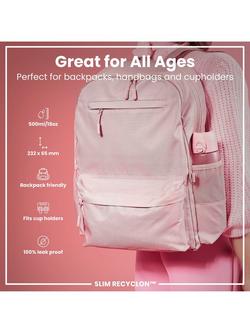 Ion8 Leak-Proof Recyclon Drinks Bottle, 500ml - view 2, Rose Quartz